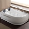 Eago 6Ft Right Corner Acrylic White Whirlpool Bathtub for Two AM124ETL-R - alternate 9